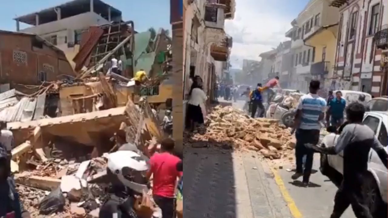 Earthquake ৬ ৮ মতরর ভমকমপ কপল ইকযডর মত কমপকষ ১২