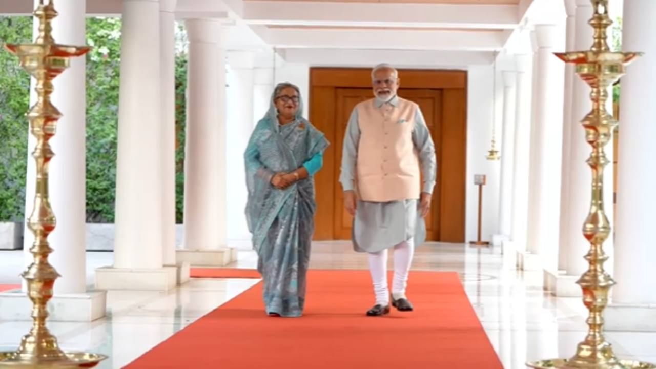 Modi Hasina Meeting