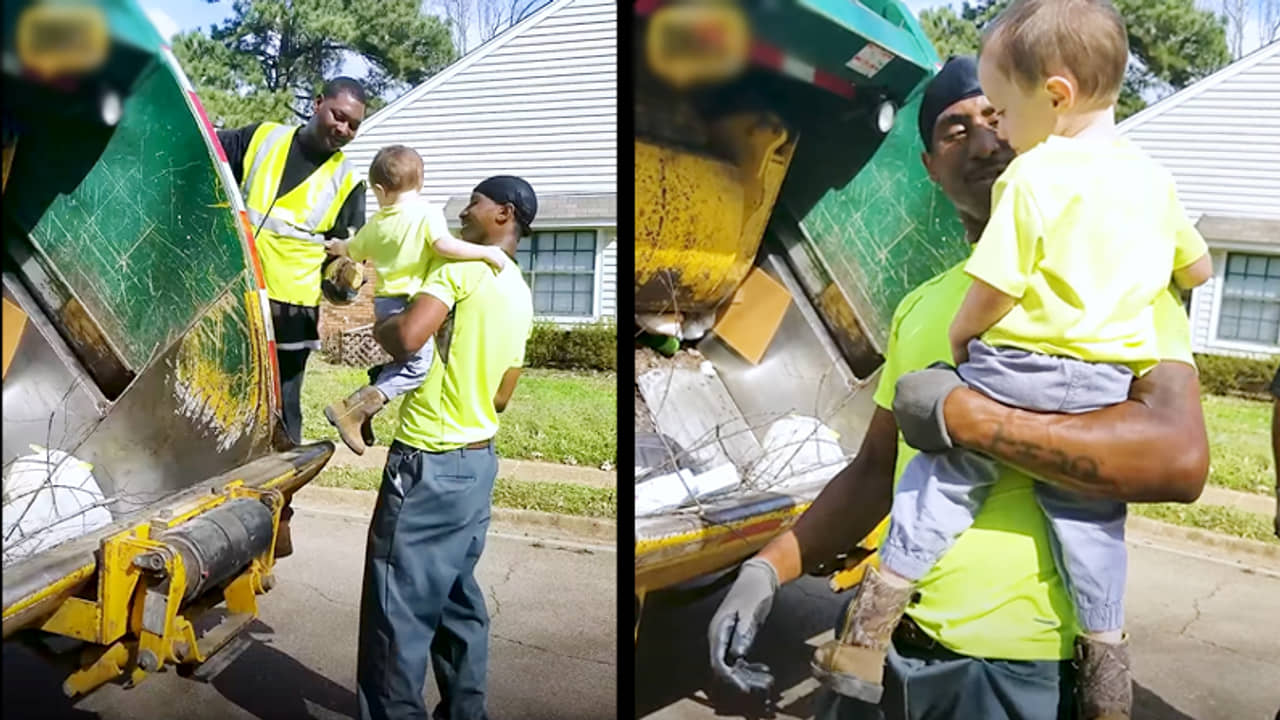 গার্বেজ ক্লিনারদের কুকিজ উপহার দিল তিন বছরের বার্থডে বয়: ভিডিও ভাইরাল