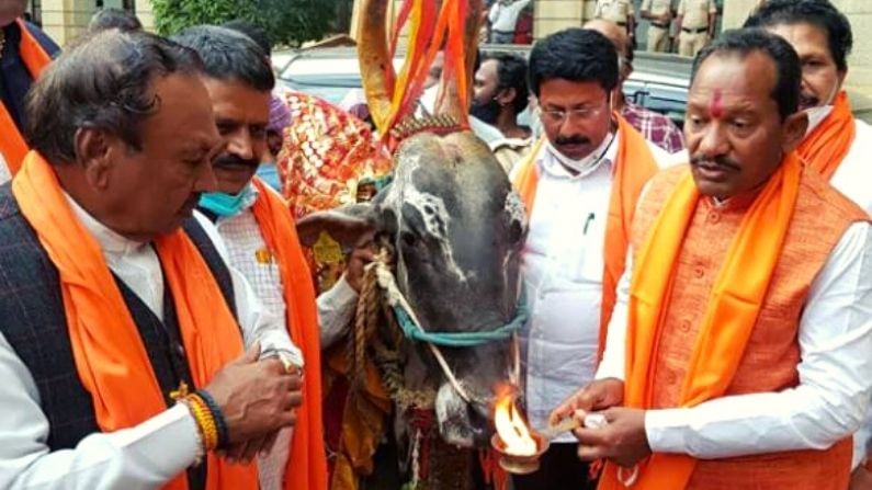 সচিবালয়ে গো-পূজা, কর্নাটক বিধানসভায় পাশ গো-হত্যা প্রতিরোধ বিল