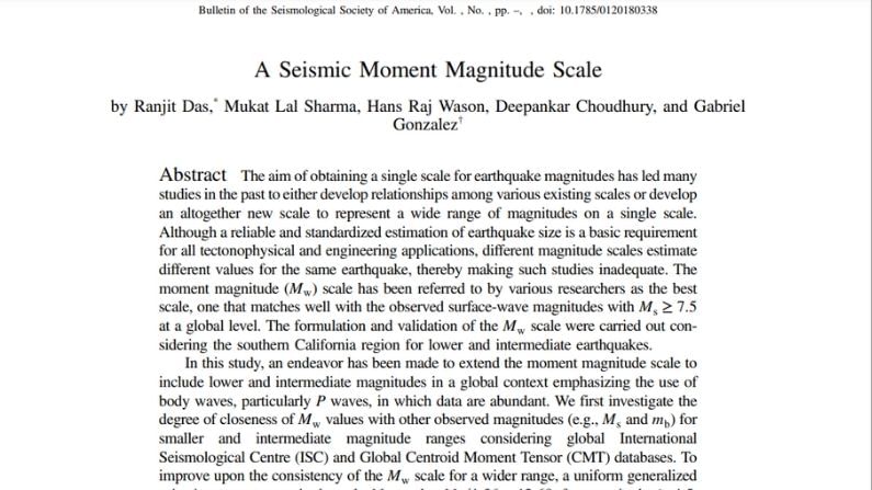 Das Magnitute scale