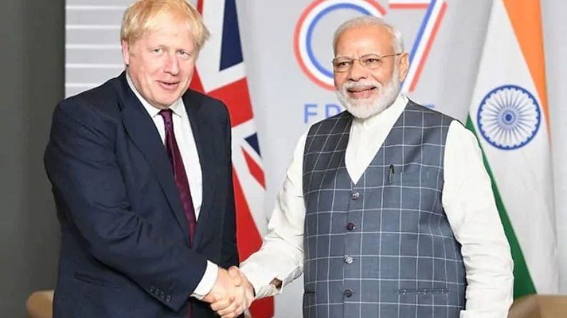 boris johnson and modi