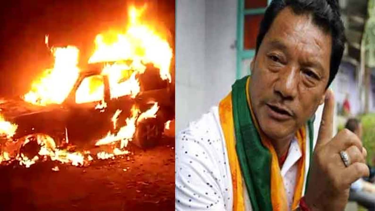 অভিষেকের সফরের আগেই তপ্ত পাহাড়, পড়ল গুরংবিরোধী পোস্টার, পুড়ল গাড়ি