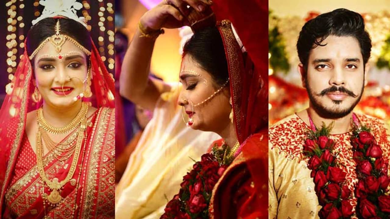 সাতপাকে বাঁধা পরলেন ত্বরিতা-সৌরভ, দেখুন বিয়ের অ্যালবাম