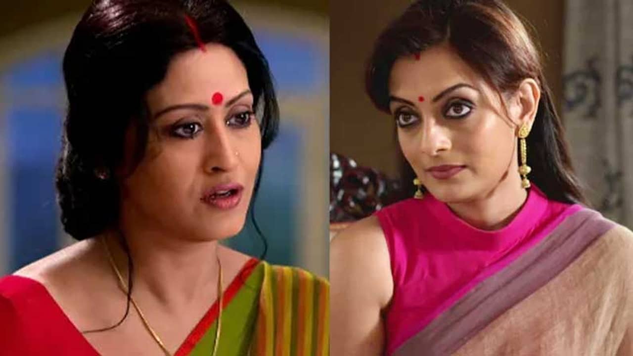 ঝগড়া নয়, বরং আড্ডা দিলেন শ্রীময়ী এবং জুন আন্টি!