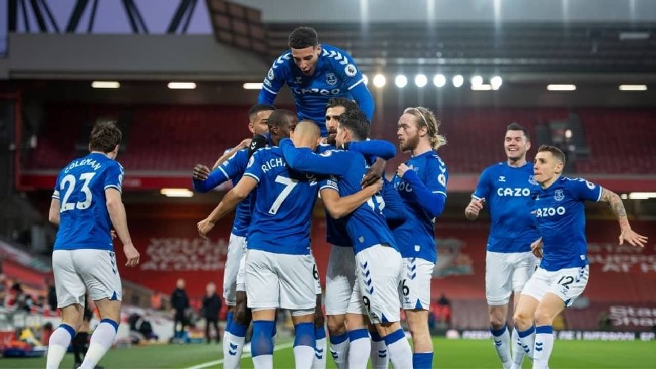 ২২ বছর পর অ্যানফিল্ডে ডার্বি জিতল এভার্টন