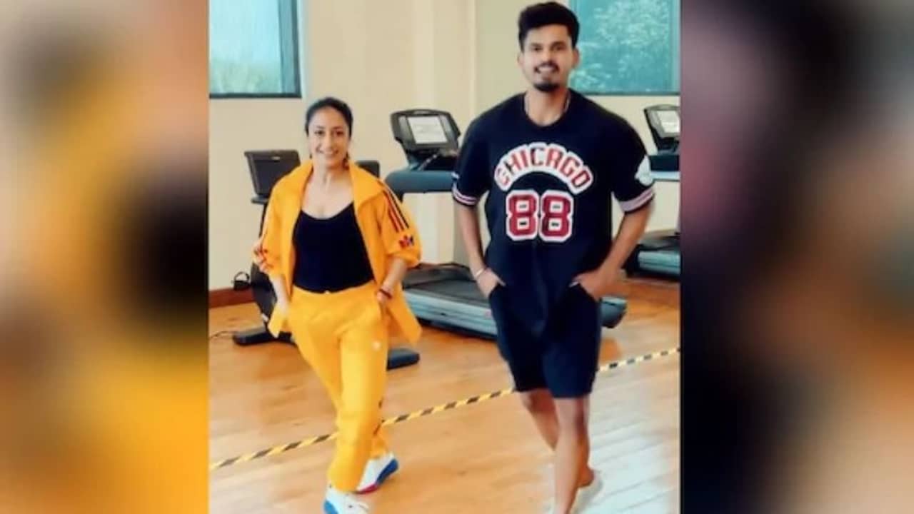 চহালের স্ত্রীর সঙ্গে নাচ শ্রেয়স আইয়ারের