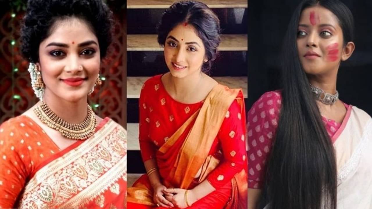 গাড়ি আটকে চাঁদা চাওয়া, পাড়ার টিমের রেষারেষি ...সরস্বতী পুজোর স্মৃতি হাতড়ালেন টেলিপাড়ার তিন নায়িকা