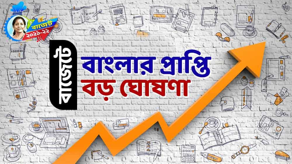 Budget 2021: বাংলার প্রাপ্তি: বাজেটে কী কী পেল বাংলা? Budget 2021: বাংলার প্রাপ্তি: বাজেটে কী কী পেল বাংলা?