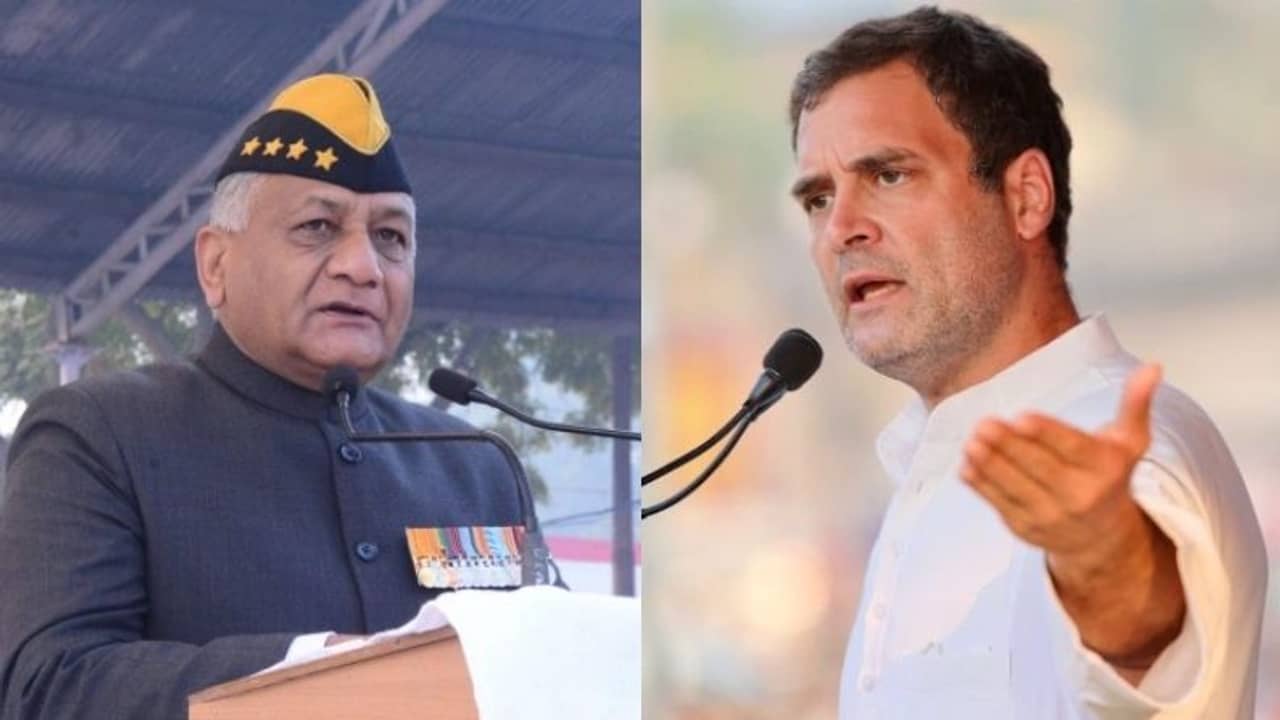 চিনকে সাহায্যের অভিযোগ! কেন্দ্রীয় প্রতিমন্ত্রী-প্রাক্তন সেনাপ্রধান ভিকে সিংকে বহিষ্কারের দাবি রাহুলের