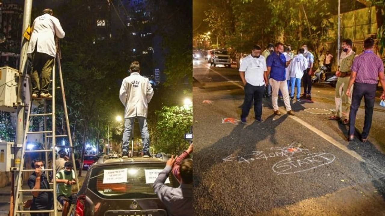 অম্বানীকাণ্ডে ঘটনার পুনর্নিমাণ, পিপিই পরে অ্যান্টিলিয়ার সামনে হাঁটলেন সচিন ভাজ়ে