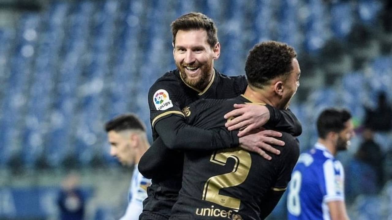 মেসির জোড়া গোলে প্রবল চাপে আতলেতিকো