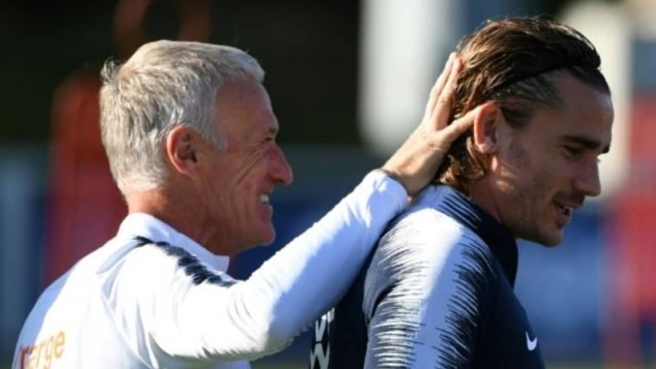 দেশঁর ট্যাকটিক্স নিয়ে প্রশ্ন গ্রিজম্যানের