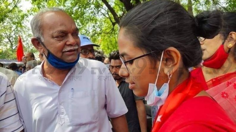 CPM candidate Aishi Ghosh went to fill her nomination for West Bengal Assembly election 2021