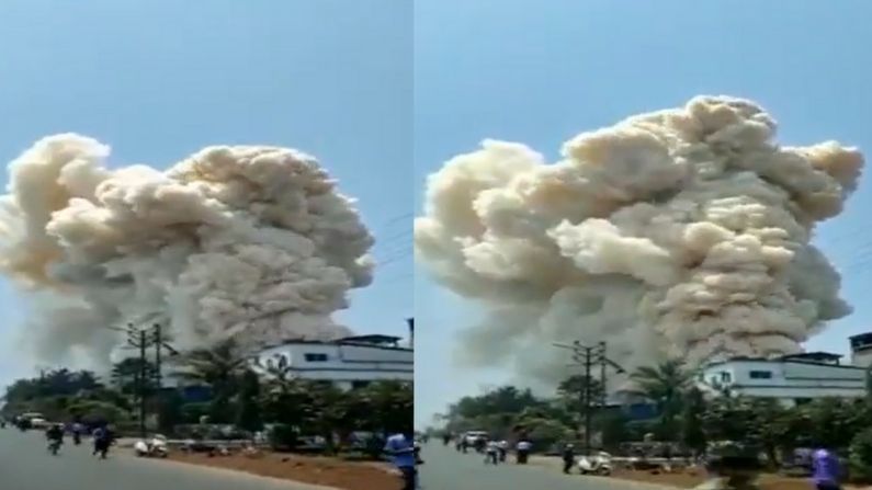 ভিডিয়ো: থানের হাসপাতালের পর মাহারাষ্ট্রের ওষুধ কারখানায় বিধ্বংসী আগুন