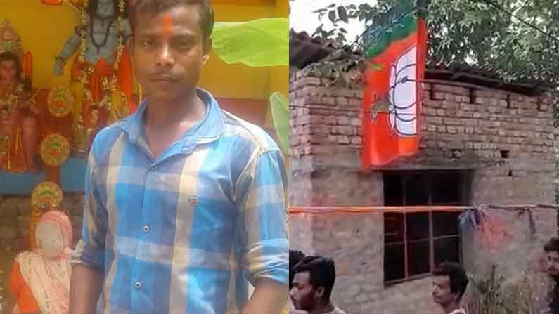 West Bengal Assembly Election 2021 Phase 4: দেওয়ালে পদ্ম পতাকা, ভোট চতুর্থীর সকালে ঘরের মধ্যেই বিজেপি কর্মীর ঝুলন্ত দেহ