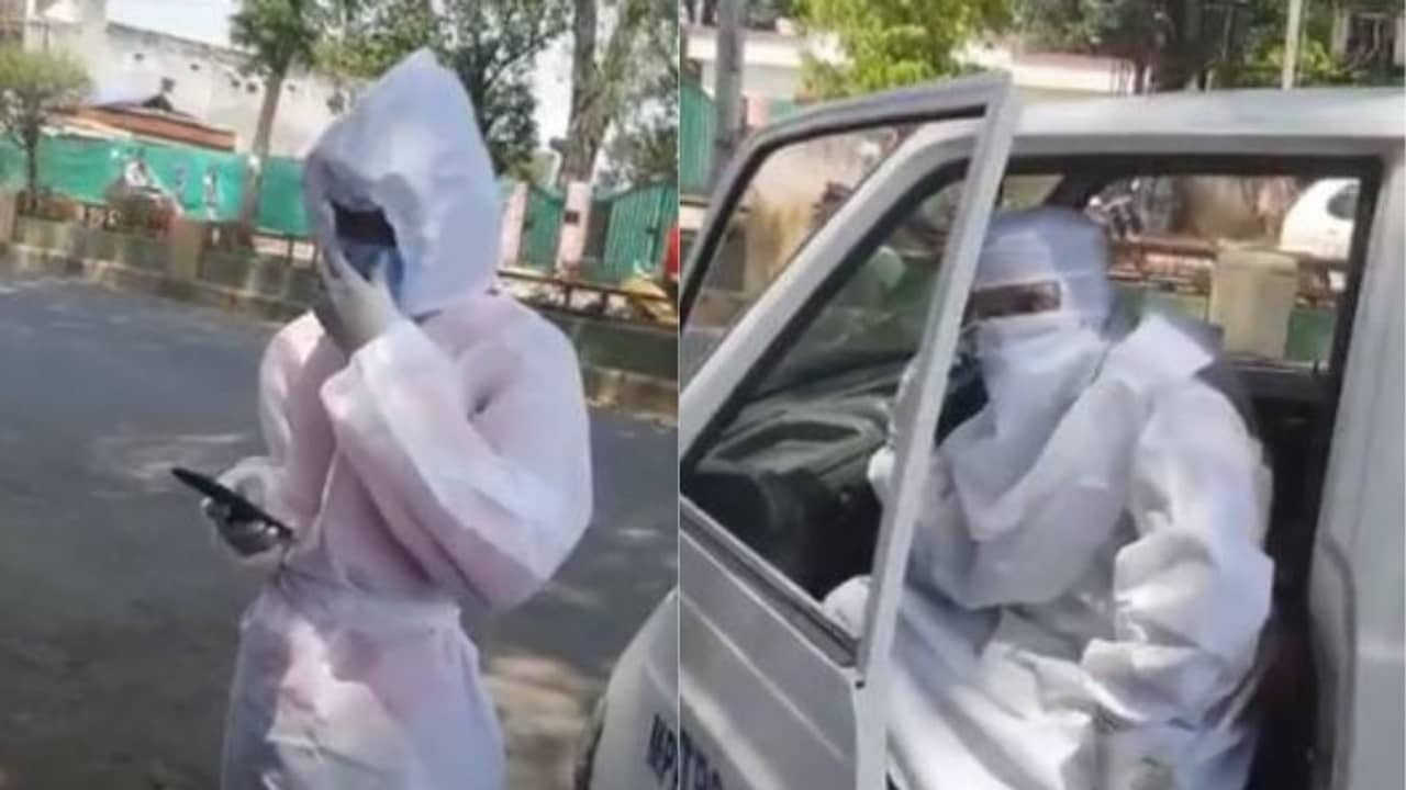 ভিডিয়ো: অ্যাম্বুলেন্সে করোনা রোগী, মাঝরাস্তায় মাস্ক খুলে আখের রস খেতে ব্যস্ত চালক!