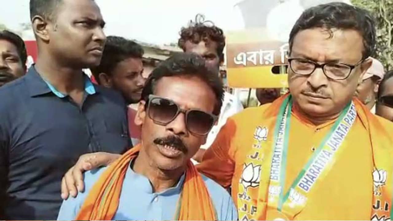 বিজেপি প্রার্থীর গাড়িতে ইটবৃষ্টি, অভিযোগের আঙুল তৃণমূলের দিকে