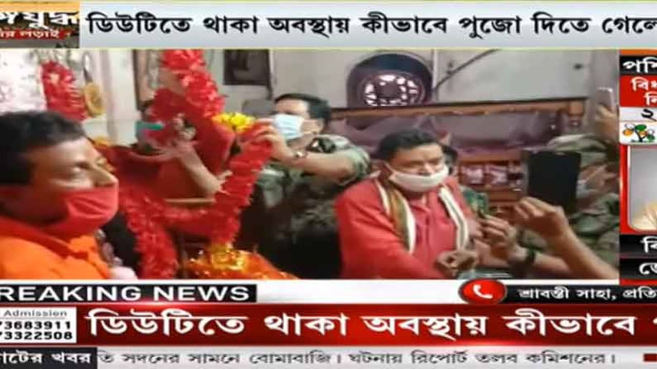 West Bengal Election 2021 Phase 8: ভোট চলছে, এদিকে দলবল নিয়ে তারাপীঠে আরাধনায় মগ্ন সিআরপিএফ আইজি