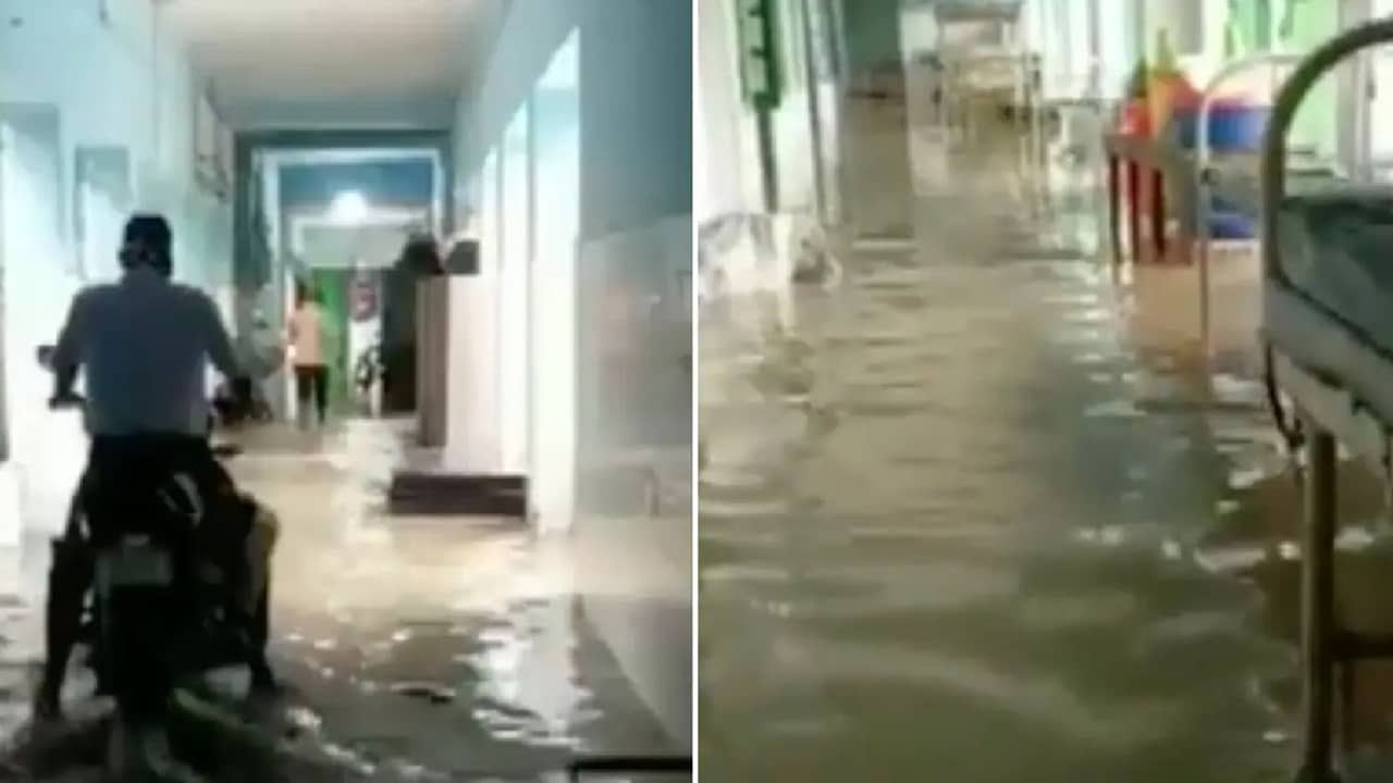 ইয়াসের দাপটে ভাসমান হাসপাতাল, বাইকে চেপে রোগীর কাছে স্বাস্থ্যকর্মী