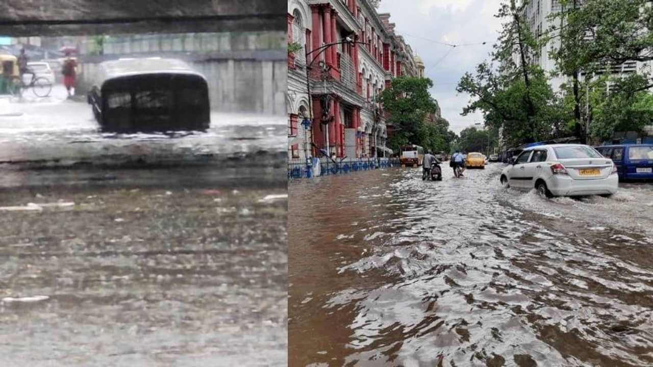 উল্টোডাঙায় ডুবল বাস, ঘণ্টা তিনেকের বৃষ্টিতে জলে থৈথৈ কলকাতা, দুদিন চলবে বারিধারা