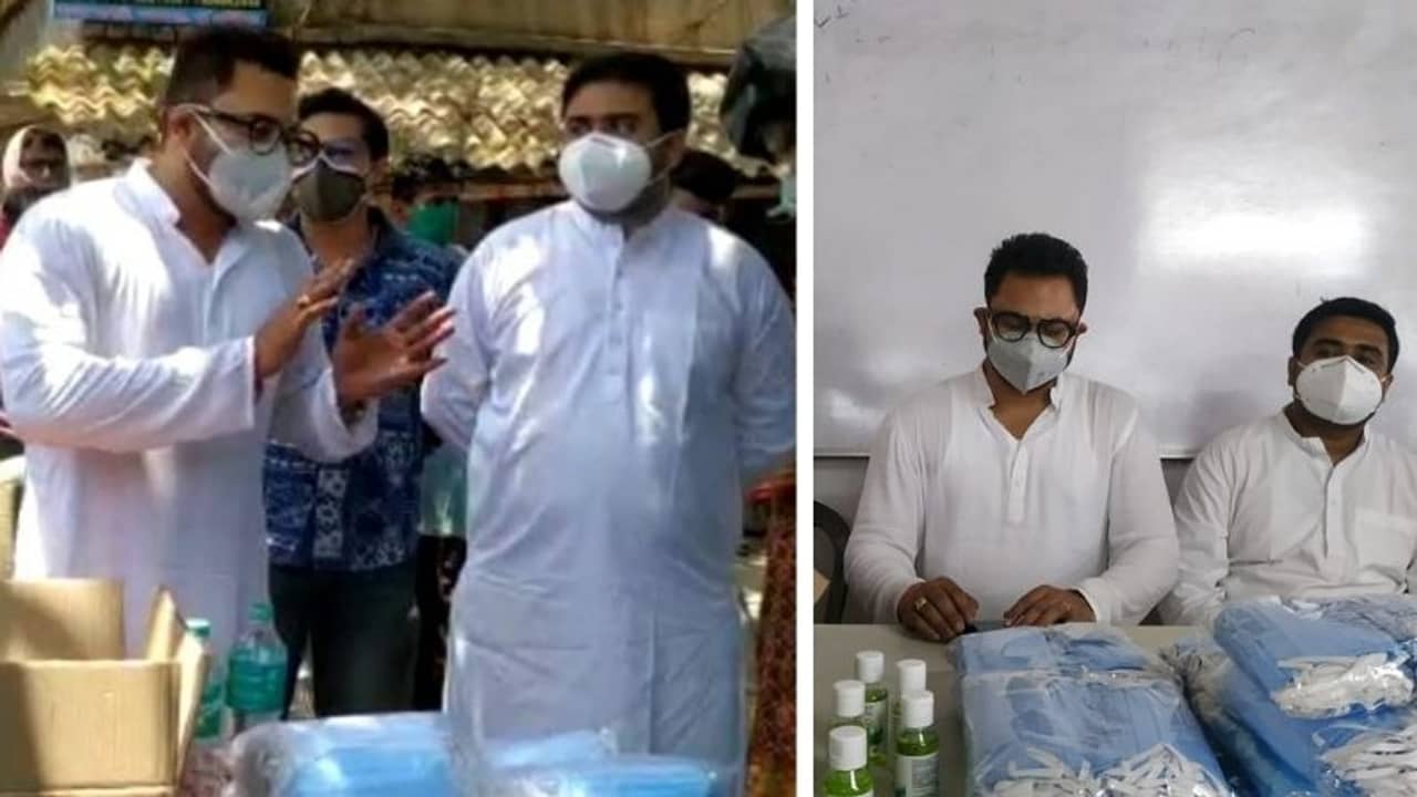 বিধায়ক হয়ে মানুষের দুয়ারে সোহম, করোনা আবহে এলাকাবাসীকে সাহায্য