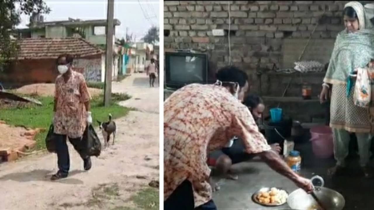 বেতনের অর্থে করোনা আক্রান্তদের জন্য ওষুধ-খাবার নিয়ে দুয়ারে শিক্ষক