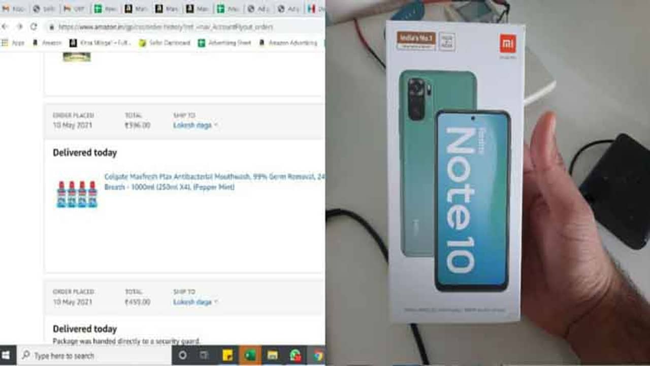 মাউথওয়াশের বদলে স্মার্টফোন! অ্যামাজনের ডেলিভারিতে গন্ডগোল, ভাইরাল মুম্বইয়ের যুবকের টুইট