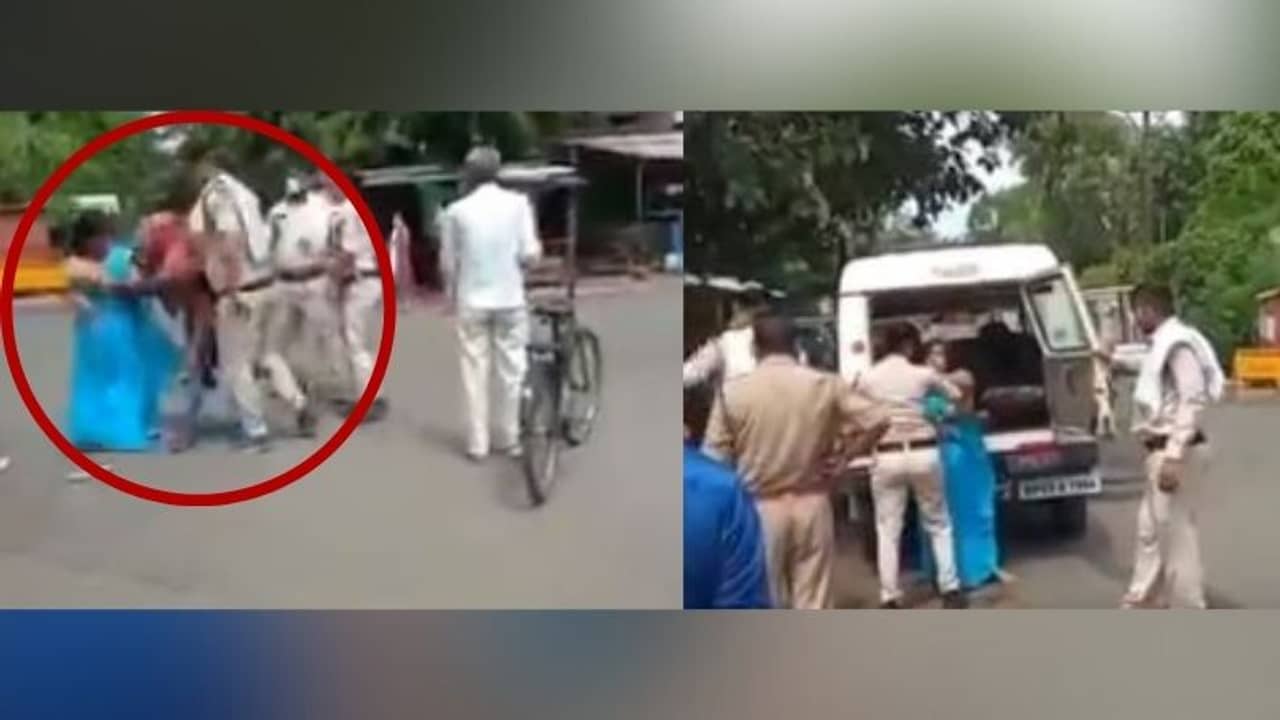 ভিডিয়ো: মাস্ক না পরায় মহিলাকে রাস্তায় ফেলে ঘুসি-লাথি, চুলের মুঠি ধরে টেনে নিয়ে গেল পুলিশ