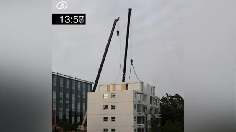 এমনও সম্ভব! মাত্র ২৮ ঘণ্টায় ১০ তলা বিল্ডিং | 10 storey building was ...