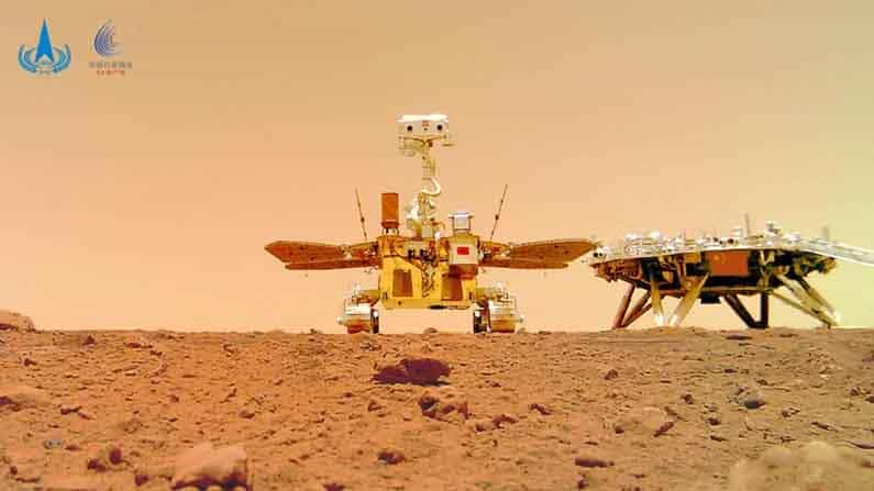 China’s Mars Rover Zhurong: মঙ্গলগ্রহের বুকে জোরকদমে অভিযান চালাচ্ছে রোভার ঝুরং China’s Mars Rover Zhurong: মঙ্গলগ্রহের বুকে জোরকদমে অভিযান চালাচ্ছে রোভার ঝুরং