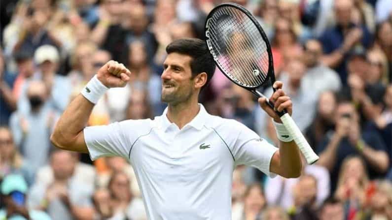 Wimbledon 2021: পাঁচবার পিছলে উইম্বলডনের তৃতীয় রাউন্ডে জোকার Wimbledon 2021: পাঁচবার পিছলে উইম্বলডনের তৃতীয় রাউন্ডে জোকার