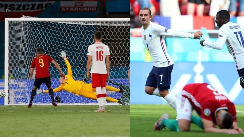 EURO2020 : আটকে গেল ফ্রান্স ও স্পেন