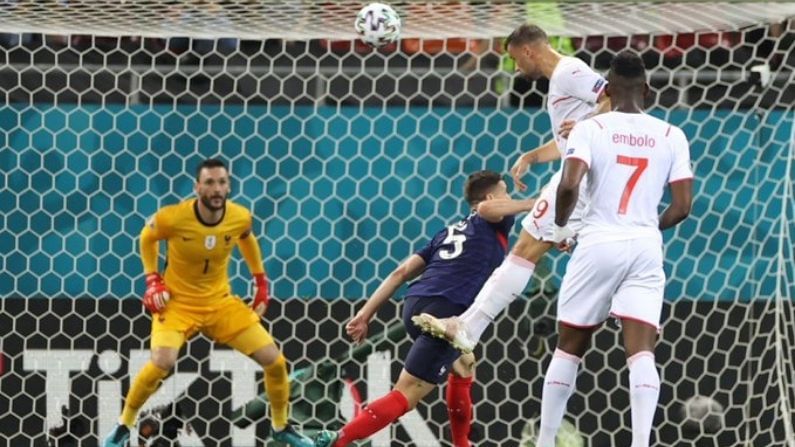 World champions France knocked out in last 16 by Switzerland in penalty shoot-out