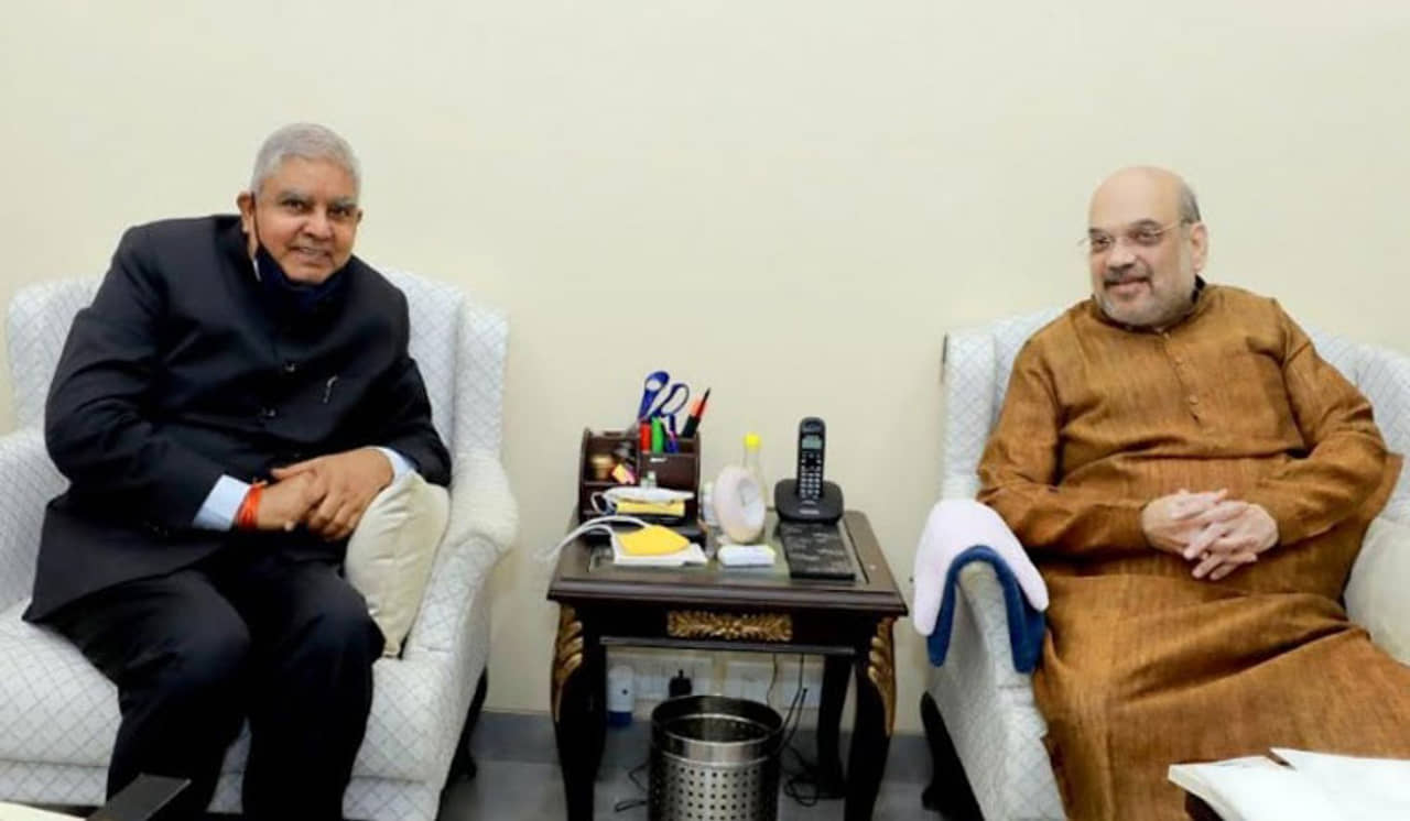 যা দেখেছি, তাতে যে কোনও মানুষ কেঁপে উঠবে, শাহি-সাক্ষাৎ সেরে বললেন ধনখড়