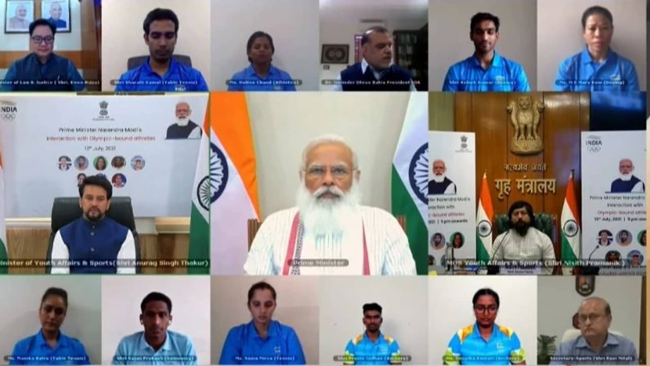Tokyo Olympics 2020: সিন্ধু, মেরিদের সঙ্গে ভার্চুয়াল আড্ডায় নরেন্দ্র মোদী