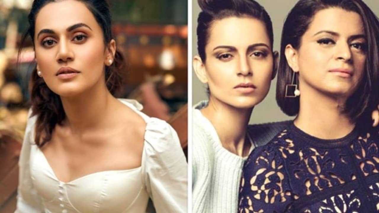 নারীসুলভ নন! তাপসীকে কাকু বলে তোপ কঙ্গনার দিদি রঙ্গোলীর