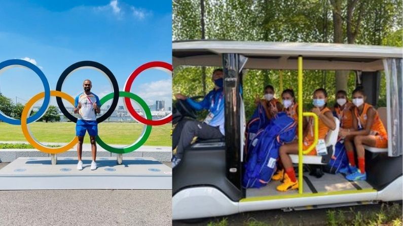 TOKYO OLYMPICS 2020 : শ্রীজেশের দর্শন আর বিশেষ গাড়িতে মহিলা দল