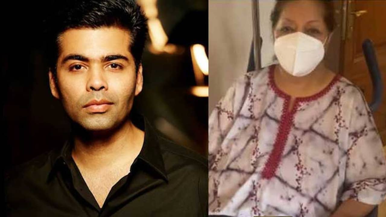 অসুস্থ মা হিরু জোহর, হাসপাতাল থেকে ভিডিয়ো শেয়ার করলেন করণ