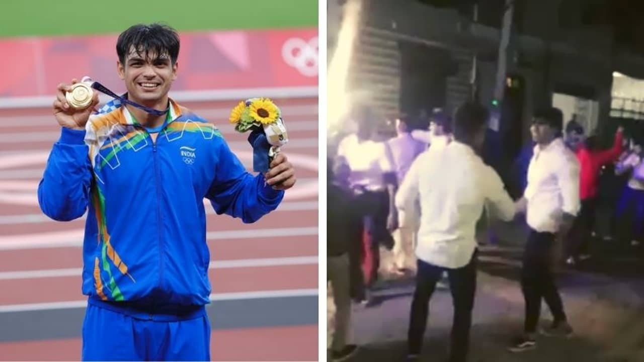 Neeraj Chopra: সোনার ছেলে নাচেনও ভালো, দেখুন ভিডিও