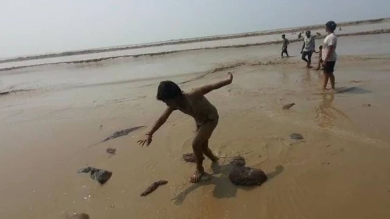 দিঘায় সমুদ্রস্নানে আতঙ্ক! ঘোলাটে-কালো জল দেখে পড়িমরি ছুট পর্যটকদের