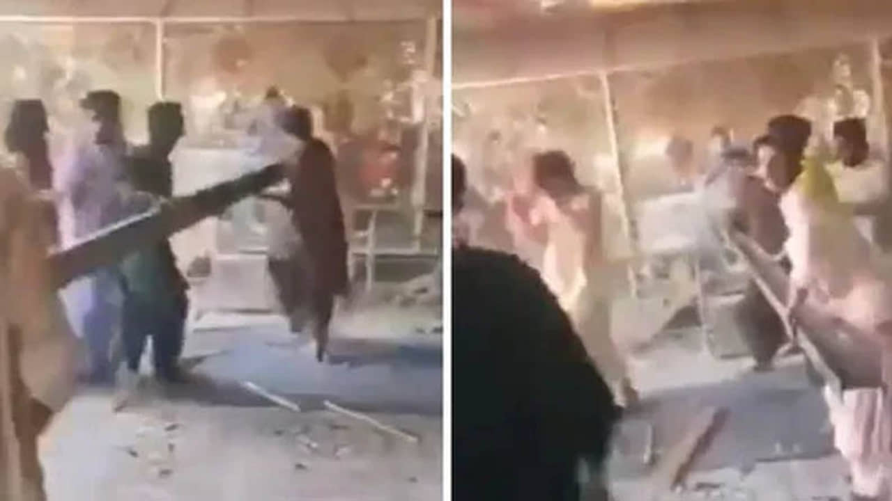 ভাঙচুর চালানো হল মন্দিরে, ভাঙা হল মূর্তি, ঘটনাস্থলে পাক রেঞ্জার্স