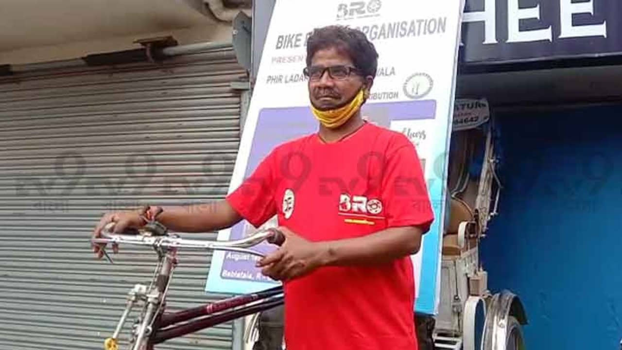প্যাডেল আর চাকায় ভর করে কলকাতা থেকে সিয়াচেন যাচ্ছেন রিকশাওয়ালা সত্যেন