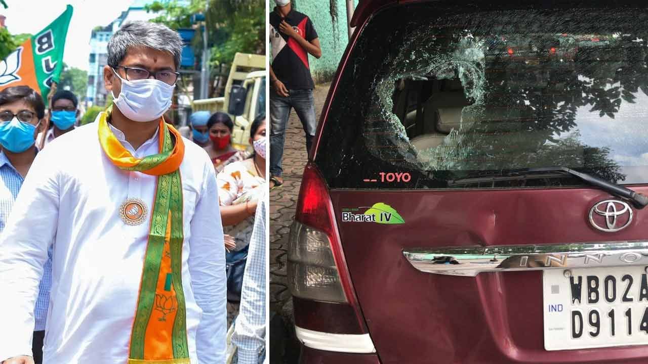Bhabanipur By-Election: 'আক্রান্ত' কল্যাণ চৌবে, বাঁশ-পাথর মেরে ভাঙা হল গাড়ির কাচ, কমিশনের ভূমিকায় হতাশ বিজেপি