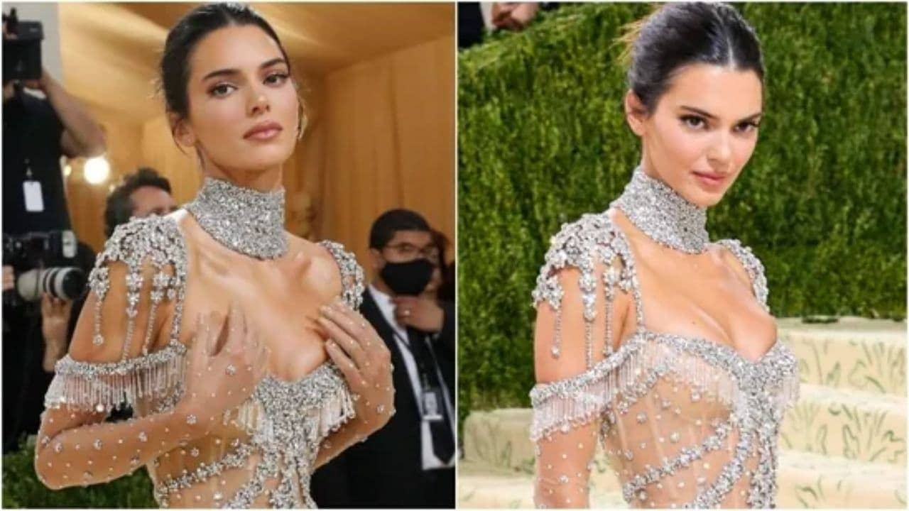 Met Gala 2021: Kendall Jenner: কেন্ডালের সি-থ্রু পোশাক ফ্যাশন দুনিয়াকে স্তম্ভিত করে দিয়েছে!