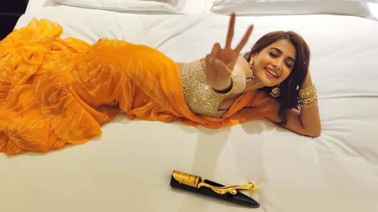 Pooja Hegde Fashion: সেরা অভিনেত্রীর পুরস্কার নিতে গিয়ে নিজের সাজে সবাইকে মুগ্ধ করলেন পূজা...