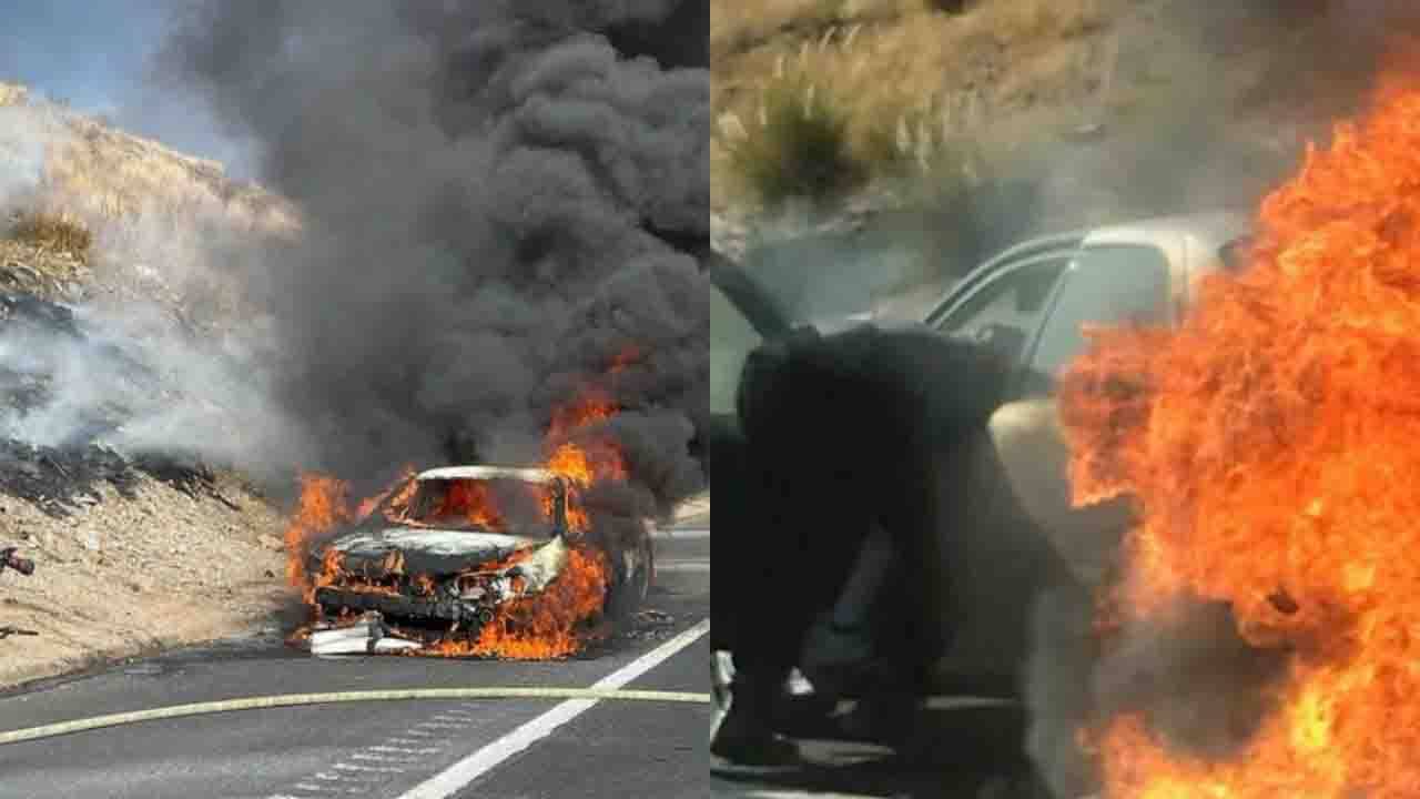 Viral Video: ক্যালিফোর্নিয়ায় জ্বলন্ত গাড়ি থেকে বৃদ্ধ দম্পতিদের উদ্ধারের ভিডিয়ো ভাইরাল হল সোশ্যাল মিডিয়ায়!