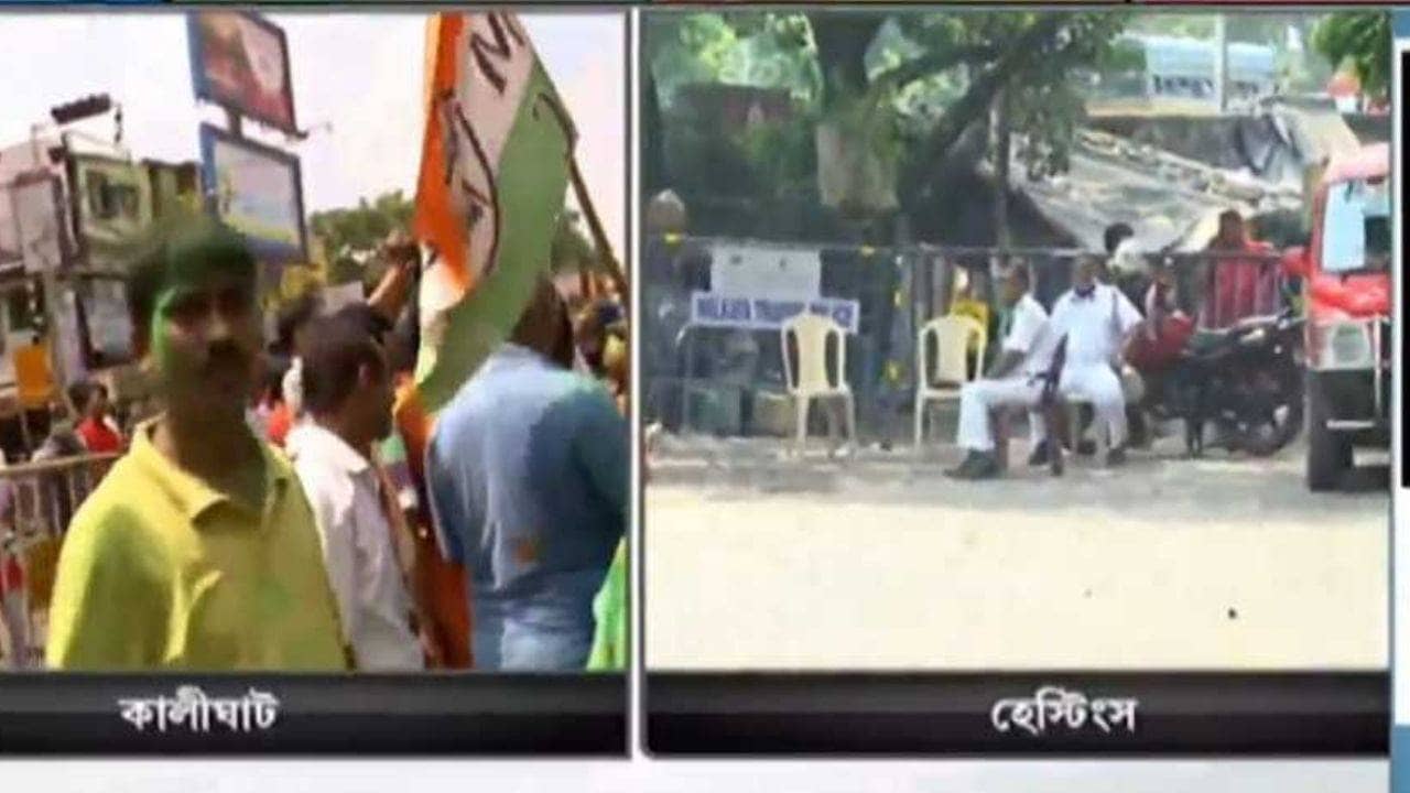 Bhabanipur Bypoll Results 2021: ভবানীপুরে ঝোড়ো ব্যাটিং মমতার, হেস্টিংসের বিজেপি অফিসে মুড়ল কড়া নিরাপত্তায়
