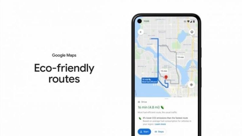 Google Map Eco Friendly