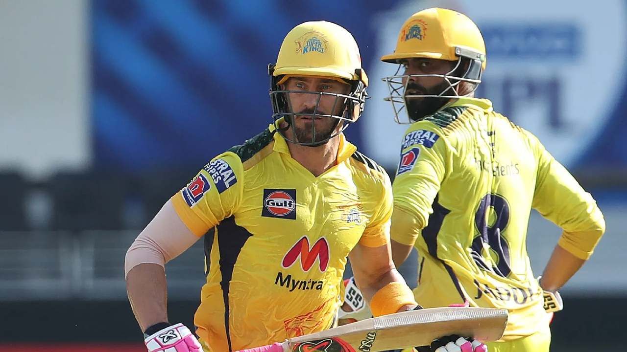 Ravindra Jadeja and Faf du Plessis